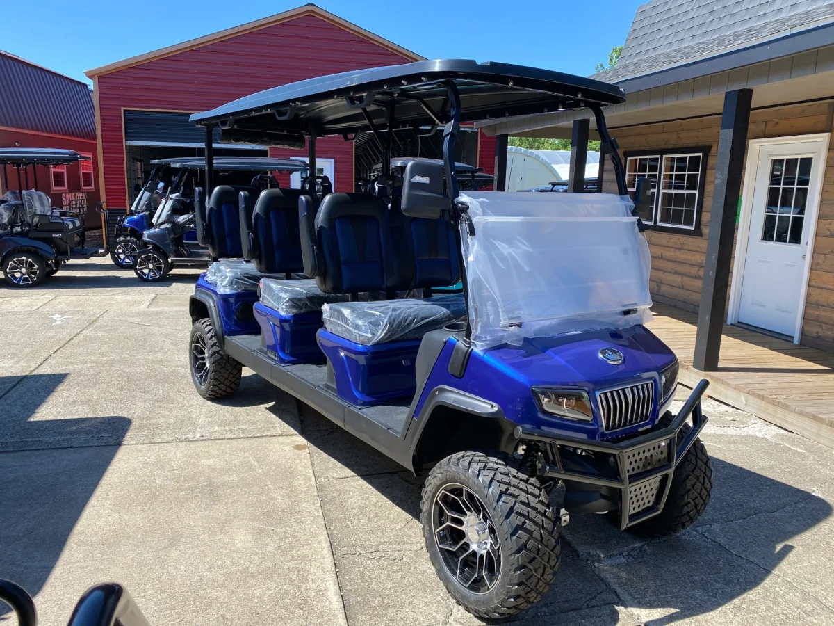 blue golf cart Springfield Ohio
