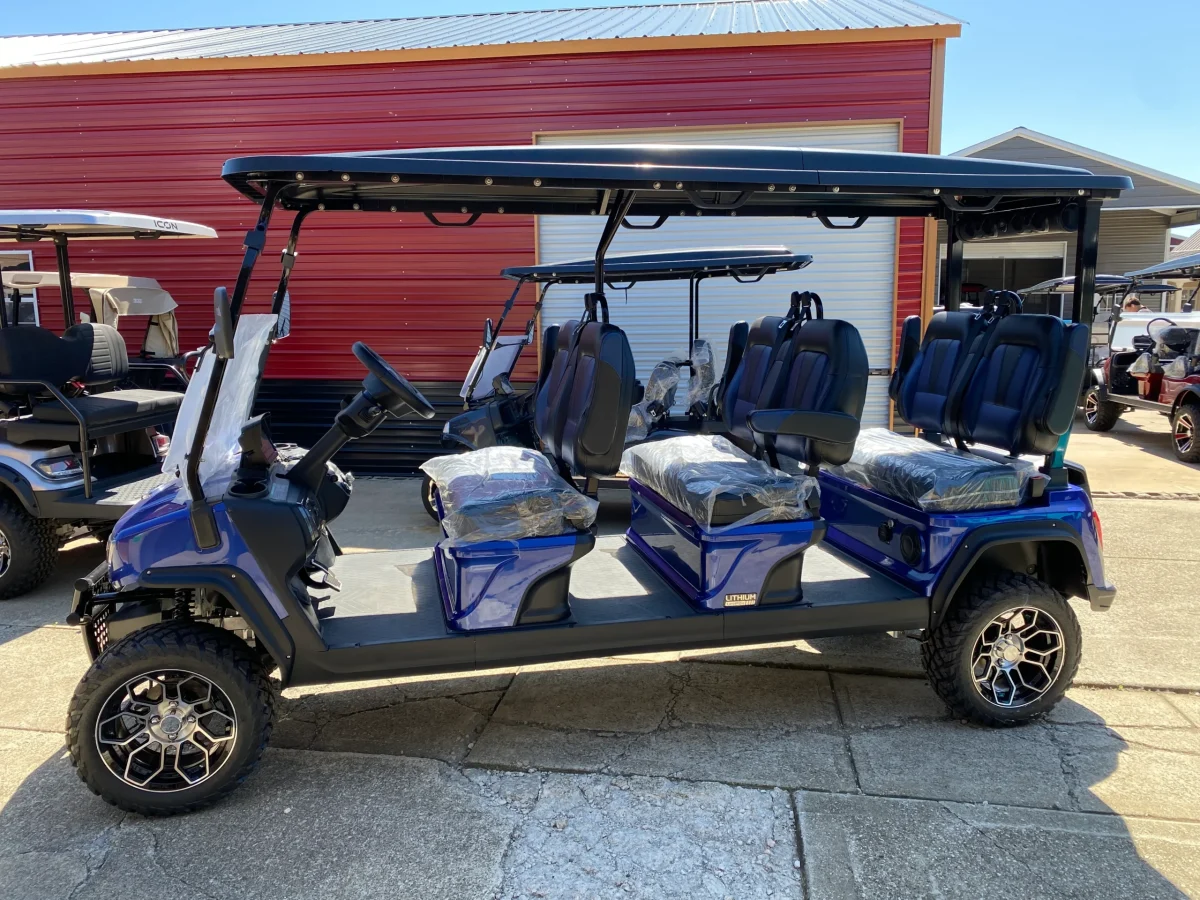 blue golf cart Wooster Ohio (1)