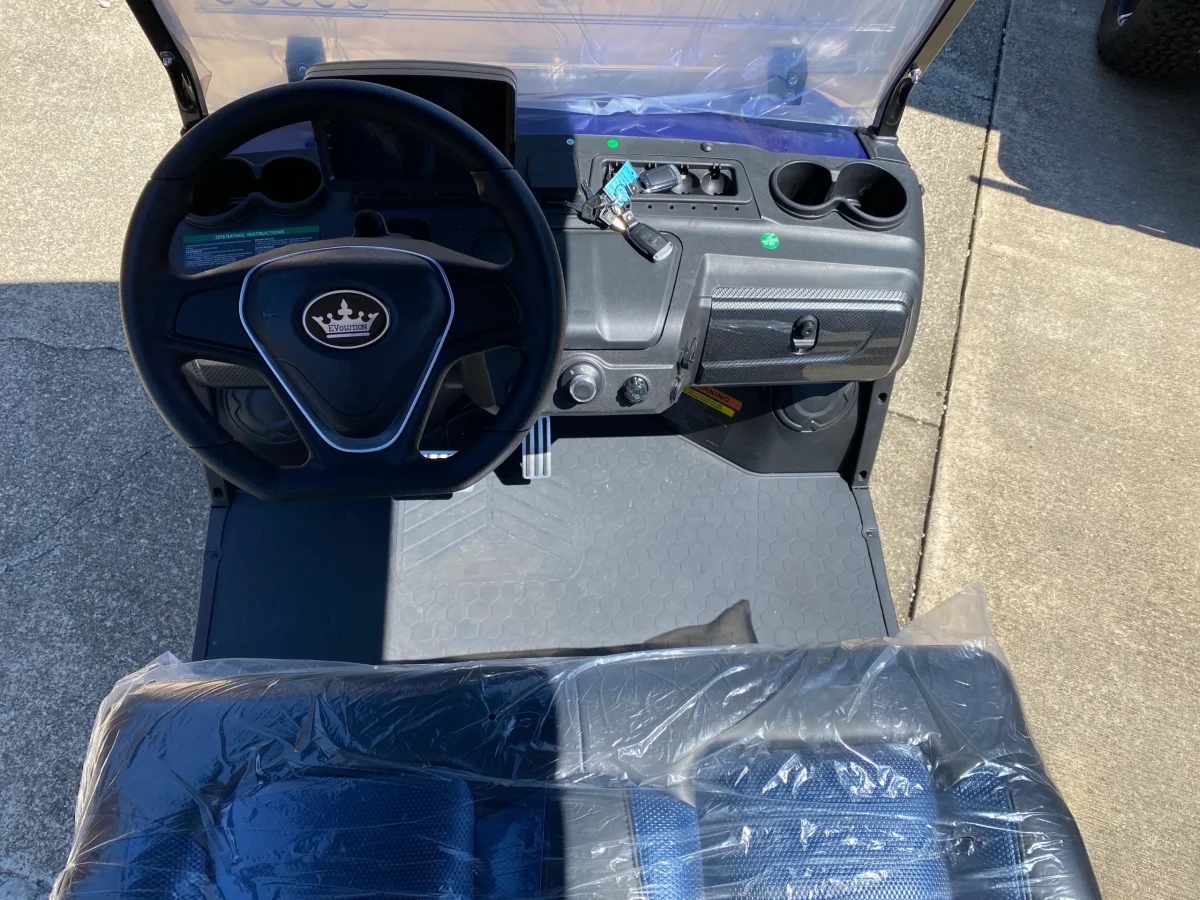blue golf cart Wooster Ohio (4)