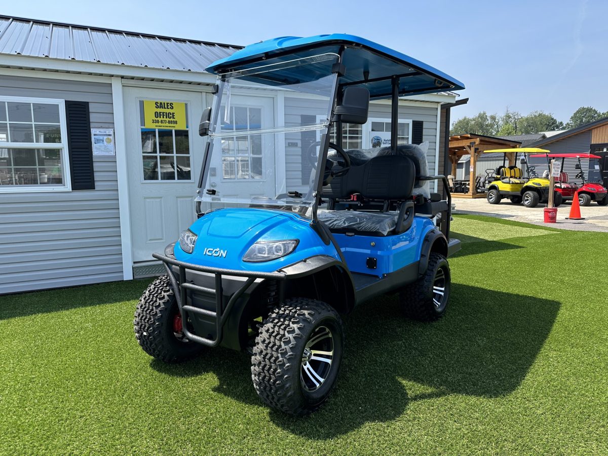 blue golf carts hartville golf carts