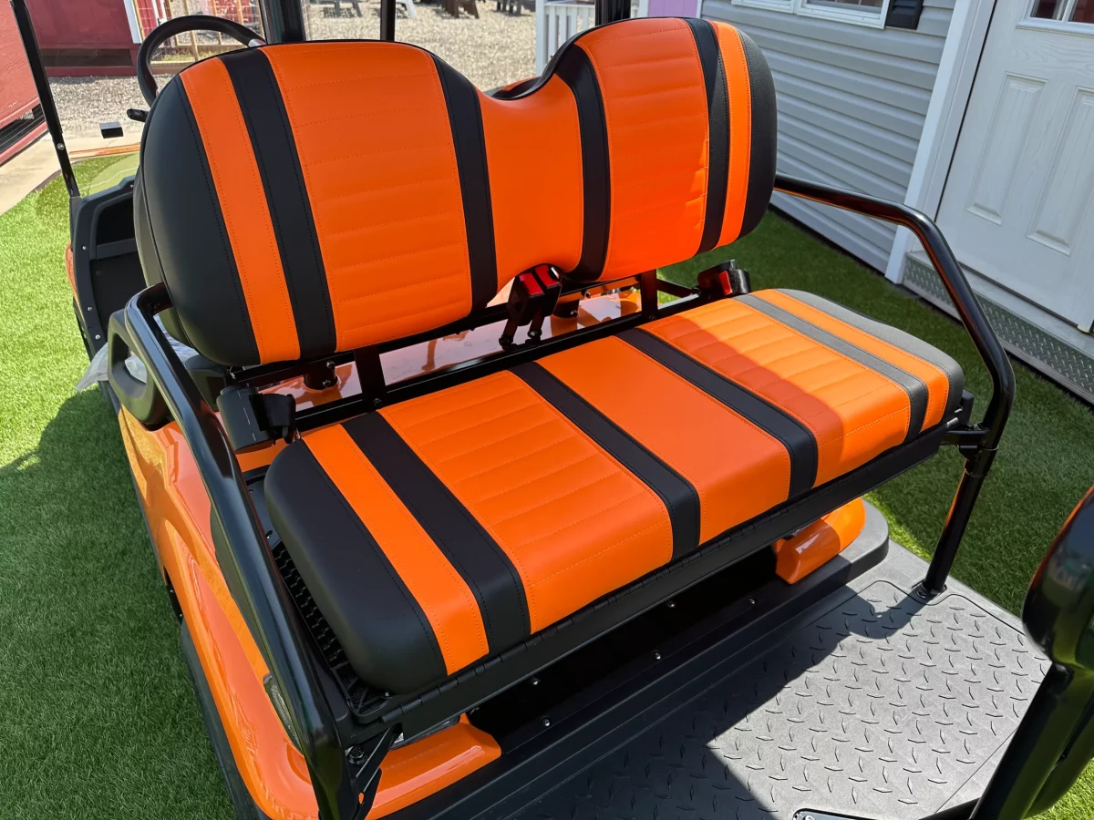 browns color golf cart