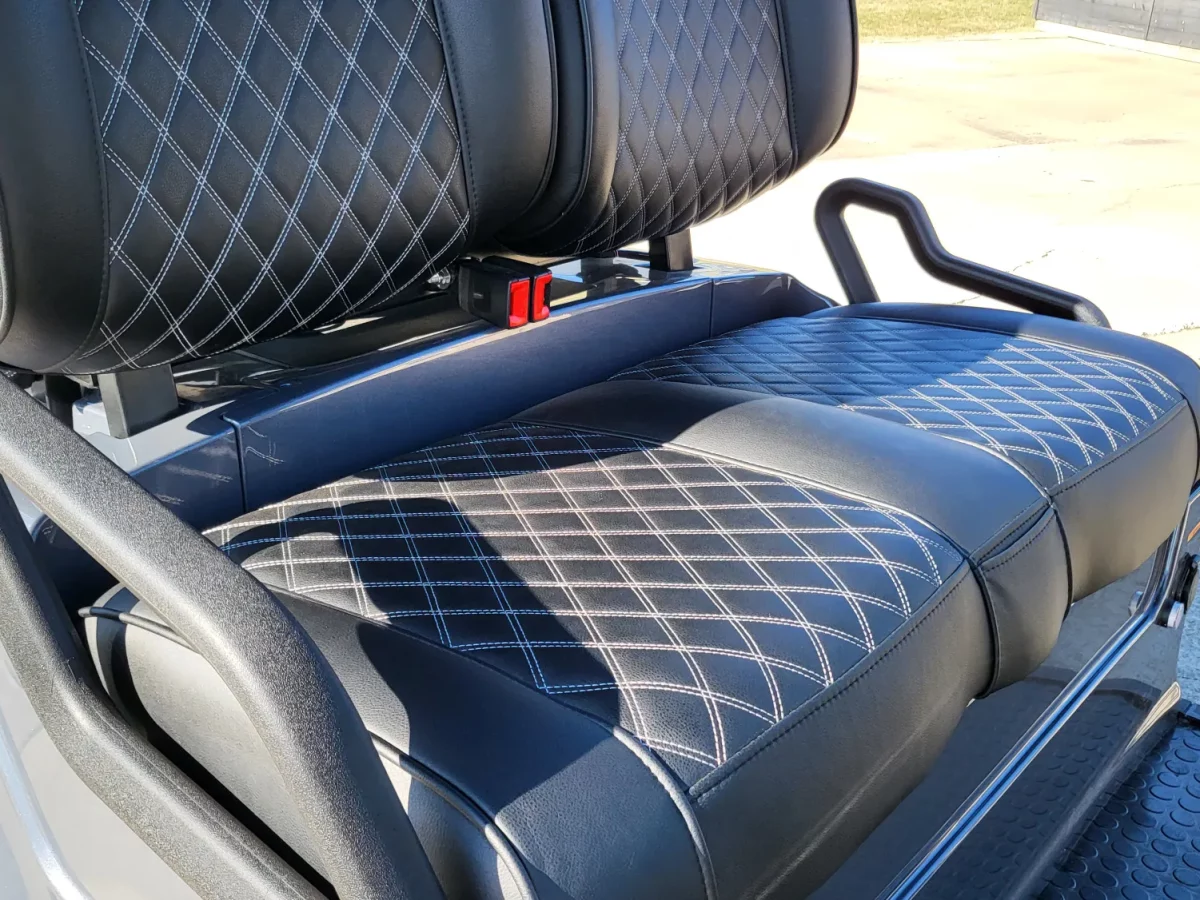 golf cart leather seating