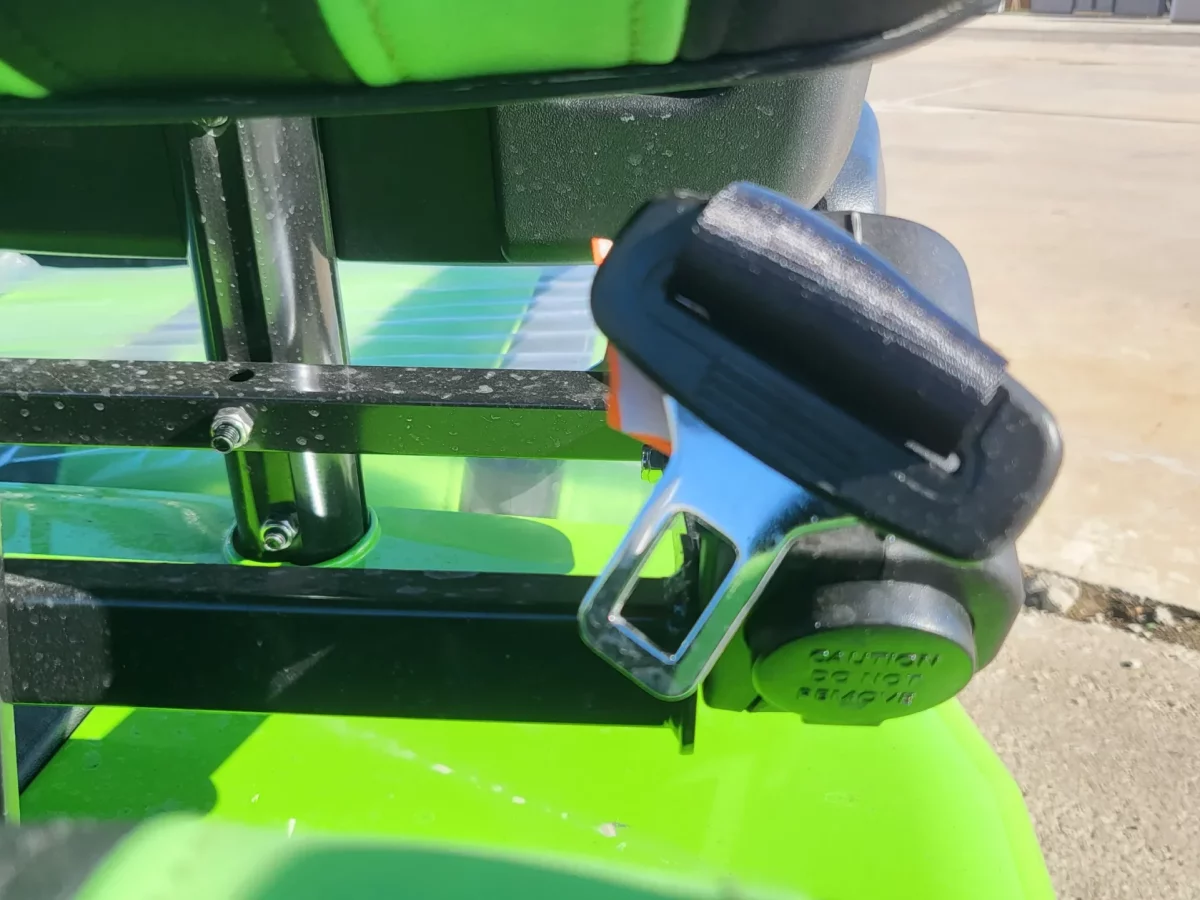 golf cart lime green