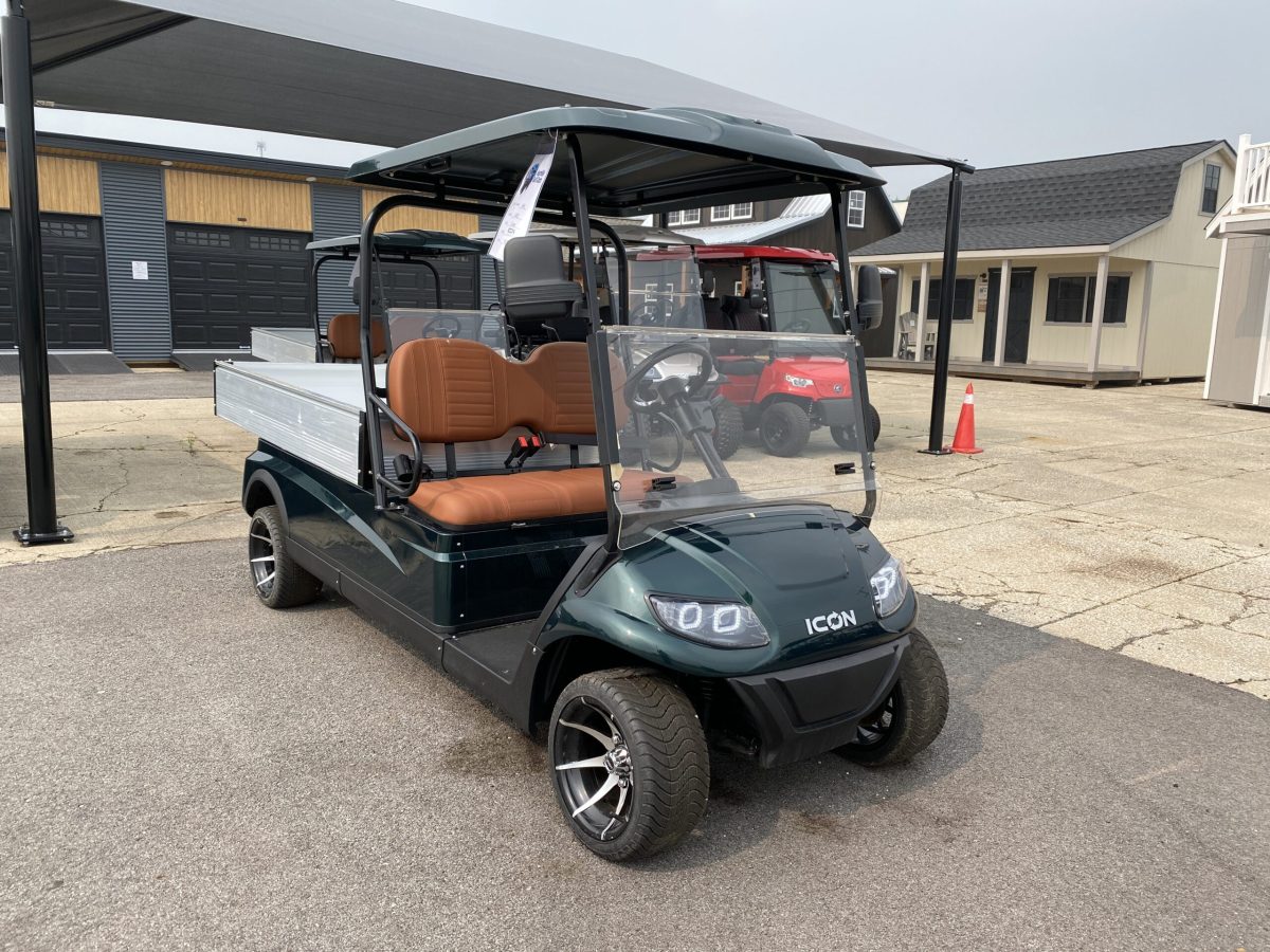 golf cart with dump bed