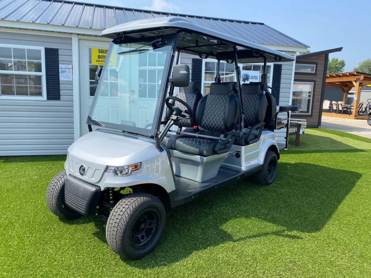 how far can a golf cart go on a full charge hartville golf carts
