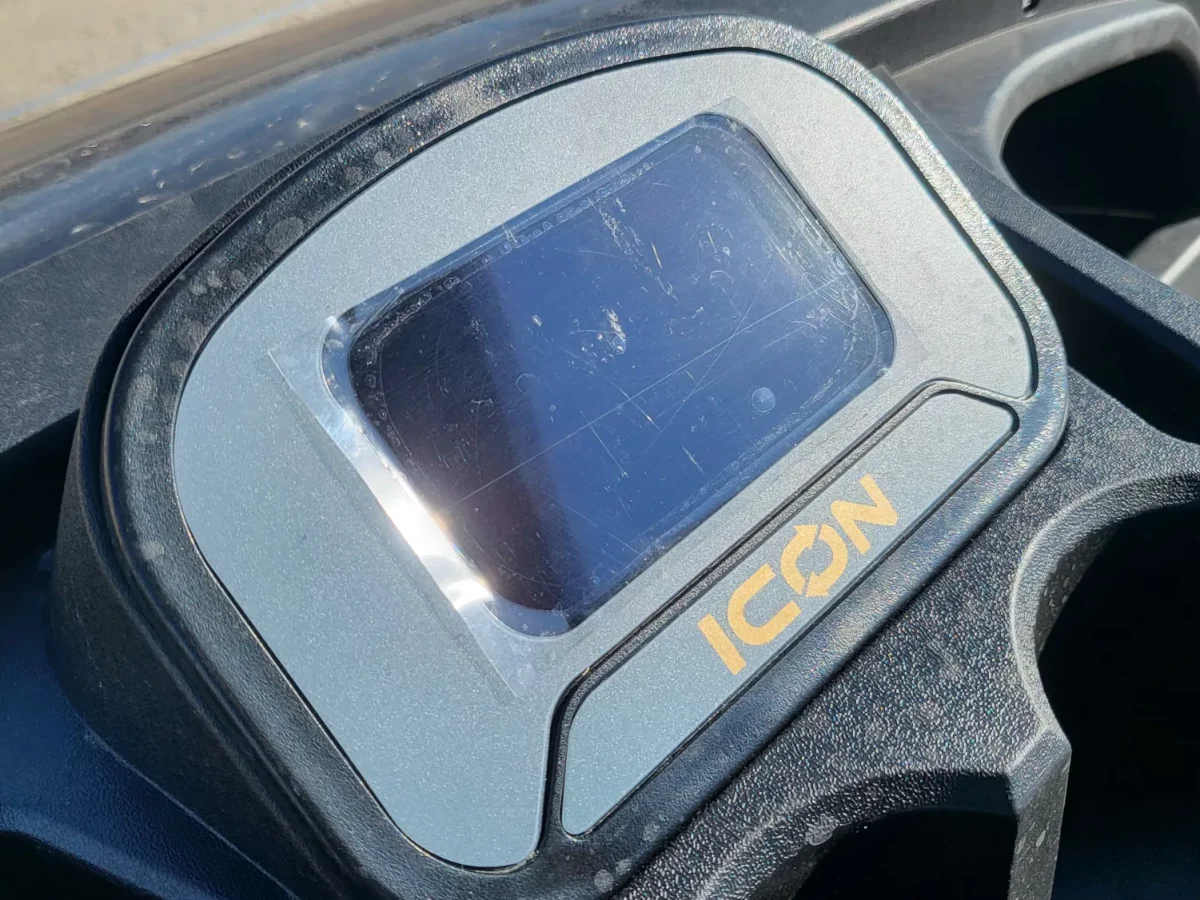 icon golf cart console