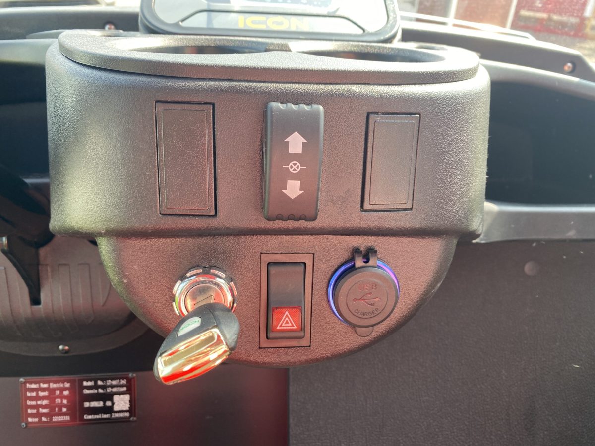 icon golf cart interior ignition
