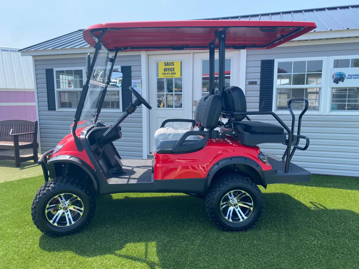 icon i40l golf cart red