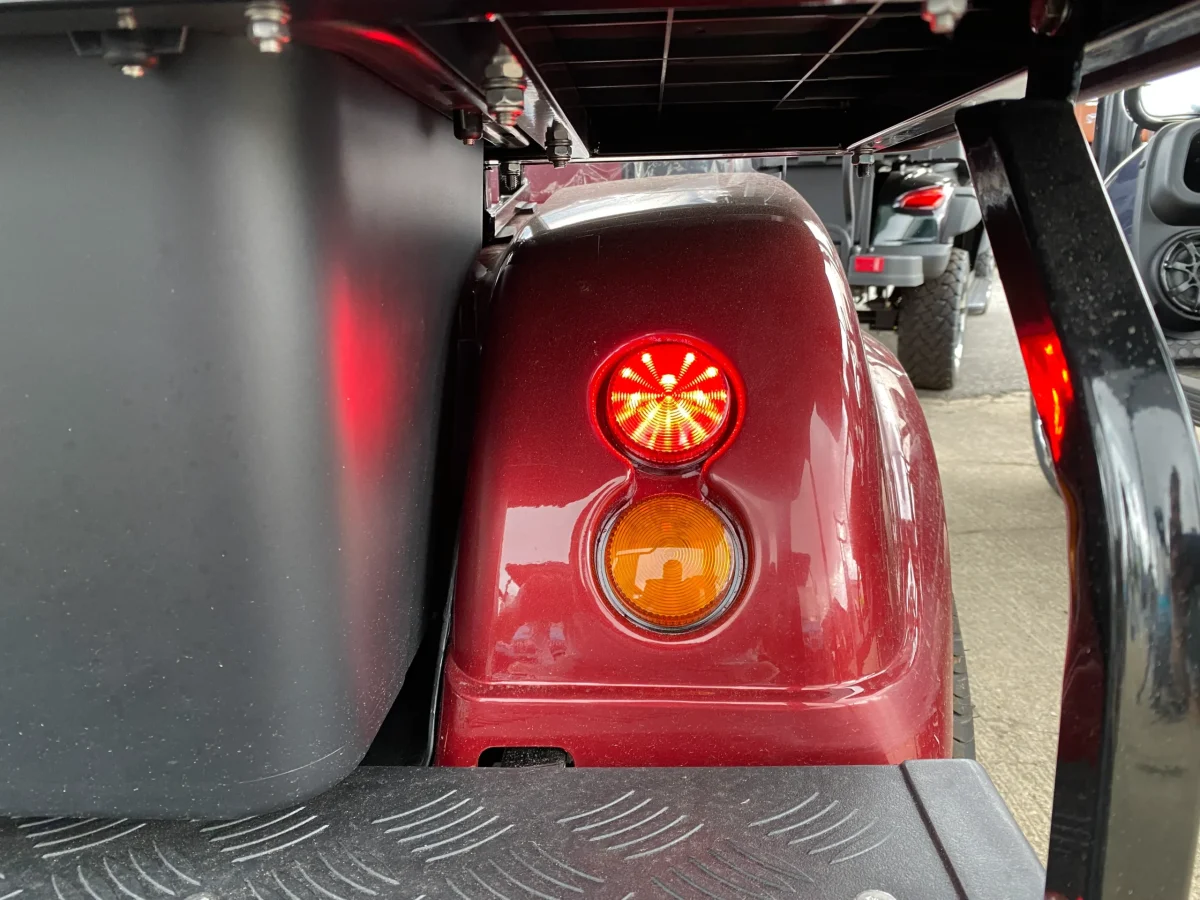 maroon golf cart Champaign Illinois