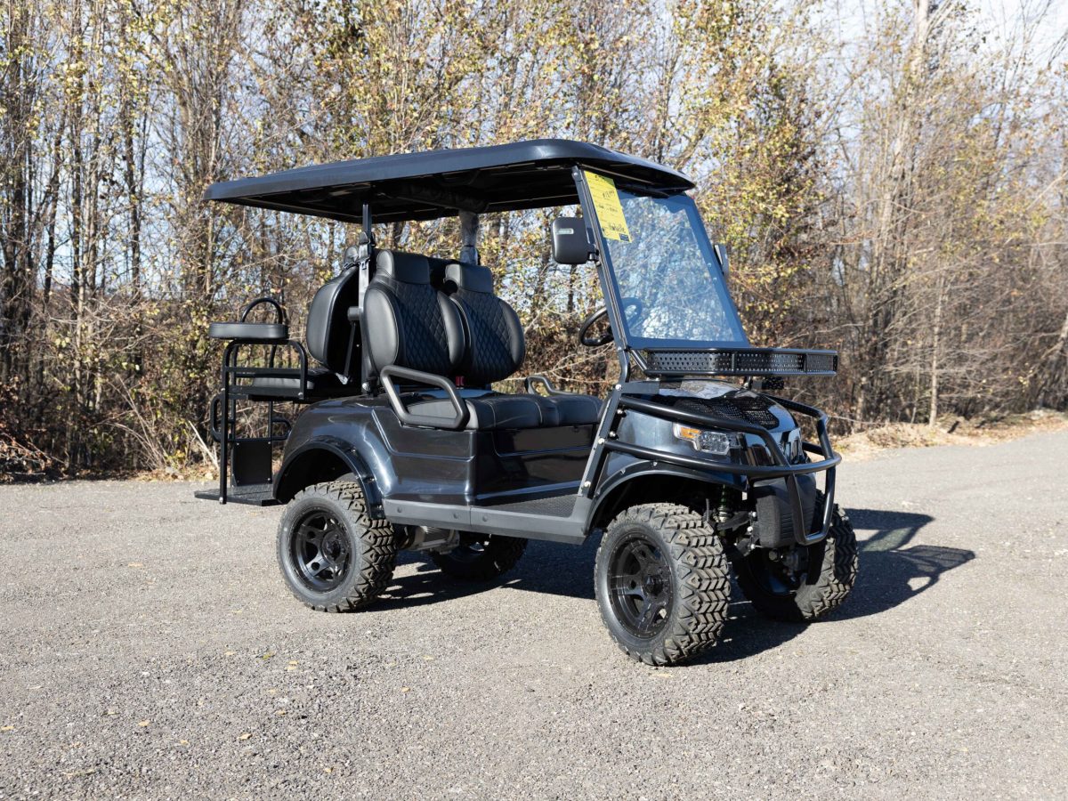 matte black golf cart