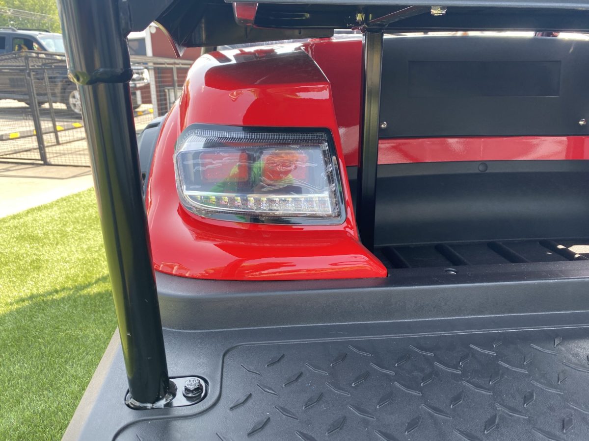 red and black golf cart cambridge ohio