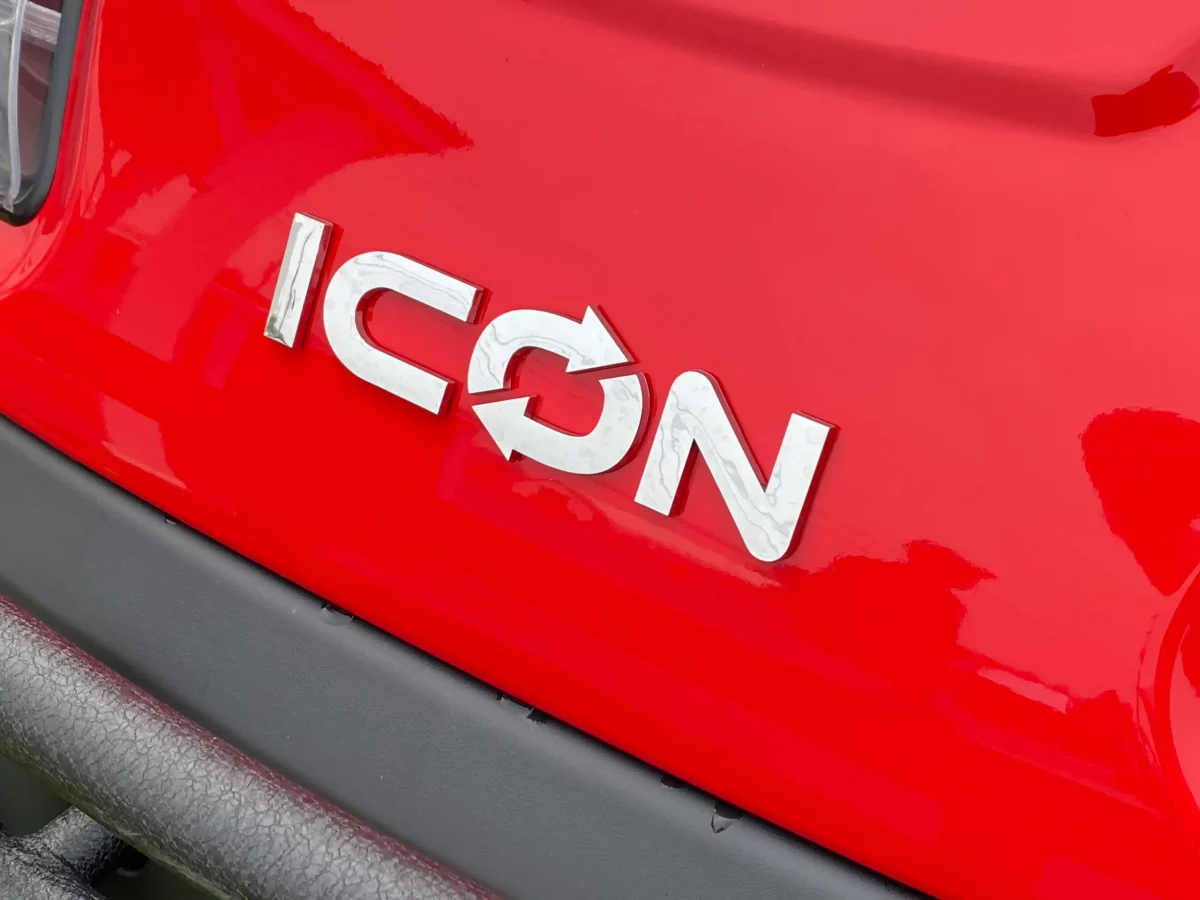 red icon golf cart