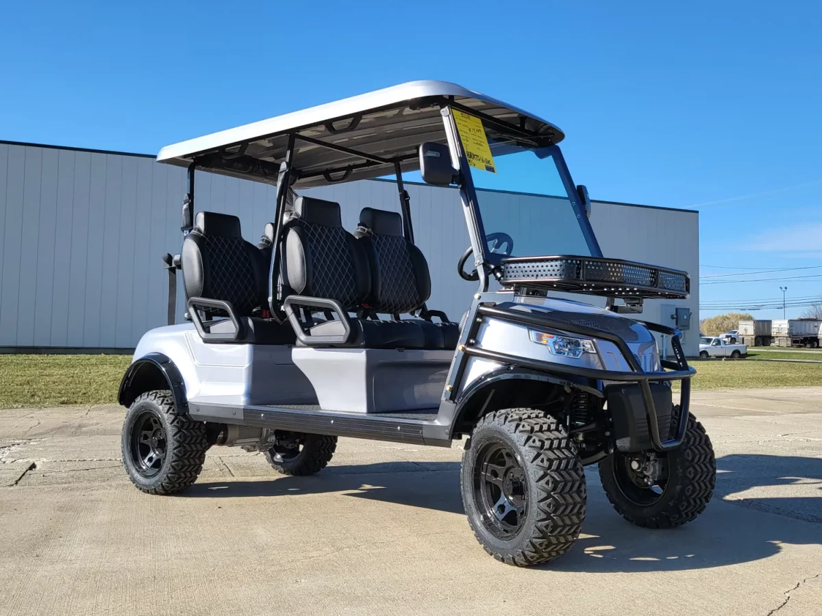 silver golf cart for sale