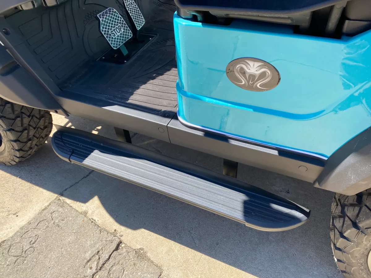 teal blue golf cart Champaign Illinois