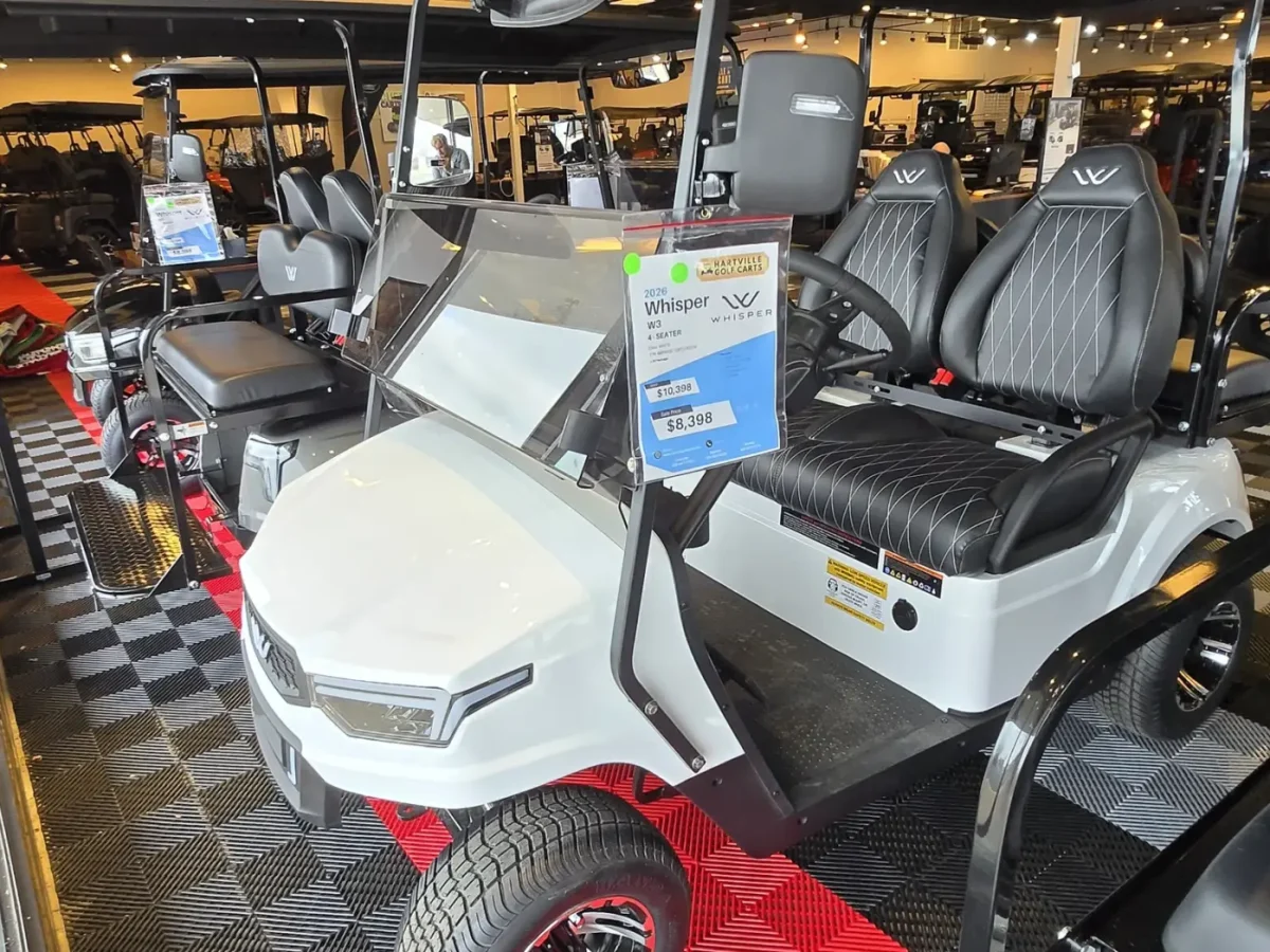whisper w3 4 seat off road recreational golf cart Hartville Golf Carts