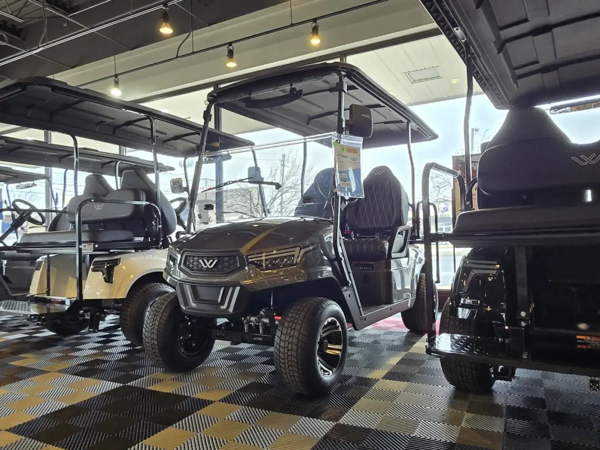 whisper w3 four seat golf cart Hartville Golf Carts