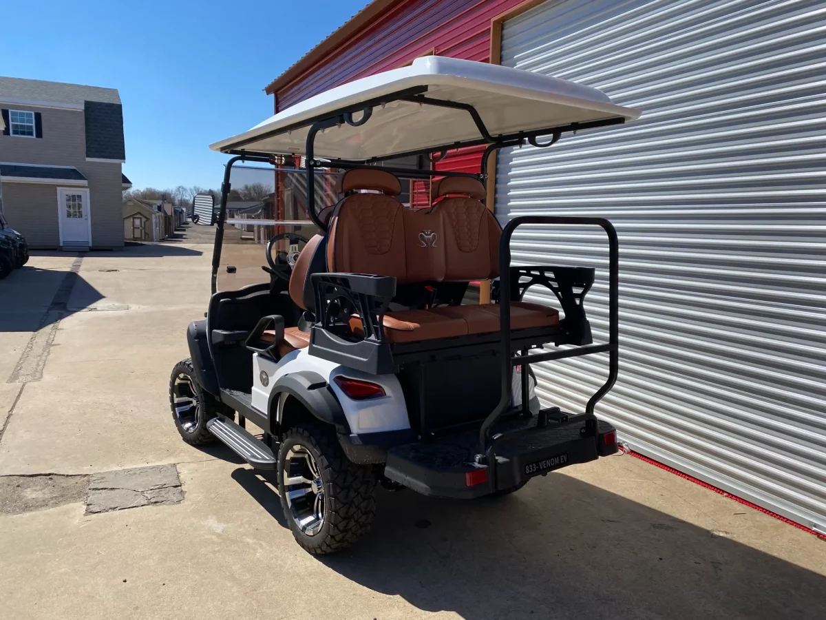 white golf cart Springfield Ohio