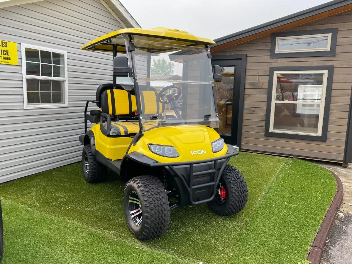 yellow golf cart for sale