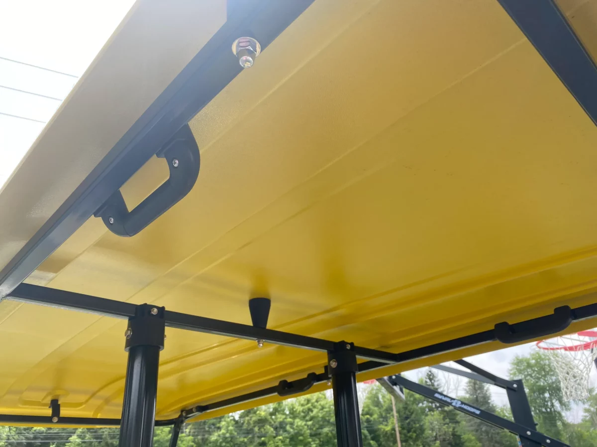 yellow golf carts (2)
