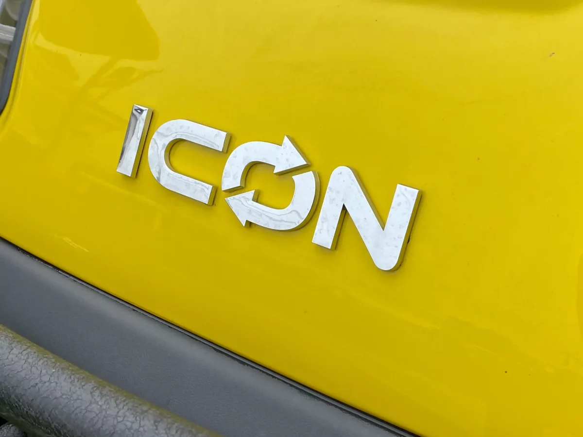 yellow icon golf cart